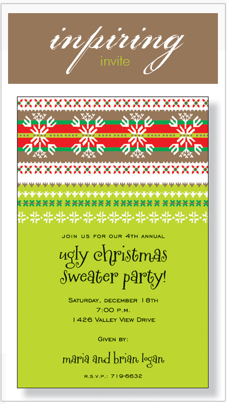 Alpine final Inspiring Invites: Ugly Sweater Christmas Party